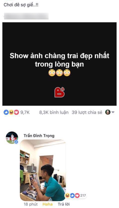 Đình Trọng công khai khẳng định Bùi Tiến Dũng là chàng trai đẹp nhất trong lòng mình - Ảnh 2.