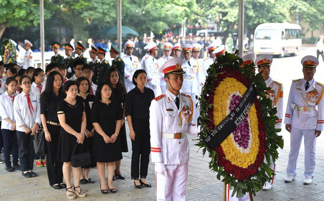 Lễ viếng nguyên Tổng Bí thư Đỗ Mười - Ảnh 1.