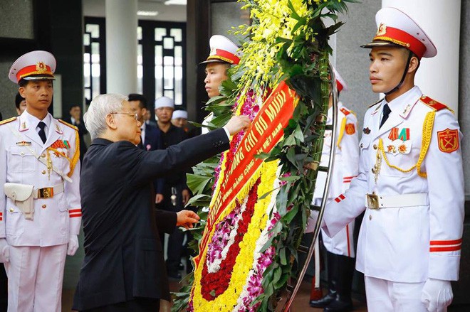 Lễ viếng nguyên Tổng Bí thư Đỗ Mười - Ảnh 10.