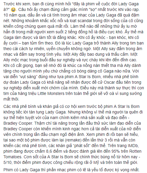 Dân tình khắp MXH đồng loạt tan chảy vì tình khúc trác tuyệt A Star is Born - Ảnh 2.