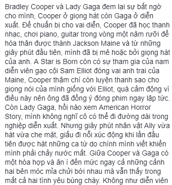 Dân tình khắp MXH đồng loạt tan chảy vì tình khúc trác tuyệt A Star is Born - Ảnh 4.