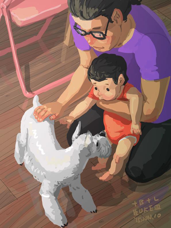 Bộ tranh Bởi vì sau tất cả, con chính là bình yên của bố làm bạn chỉ muốn được về nhà ngay lập tức - Ảnh 21.