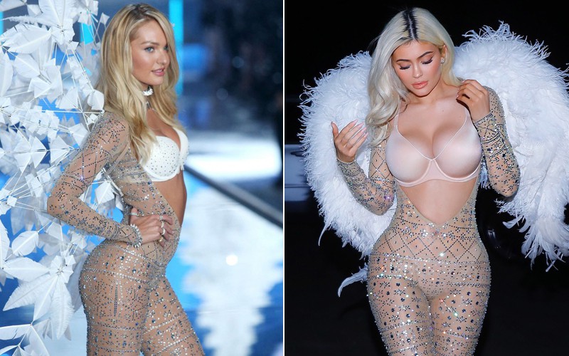 Kylie Jenner cosplay thành thiên thần đẹp nhất của VS: Sắc vóc nữ thần và 118 triệu follower, bên nào đáng giá hơn? - Ảnh 7. Kylie Jenner cosplay thành thiên thần đẹp nhất của VS: Sắc vóc nữ thần và 118 triệu follower, bên nào đáng giá hơn? - Ảnh 7.