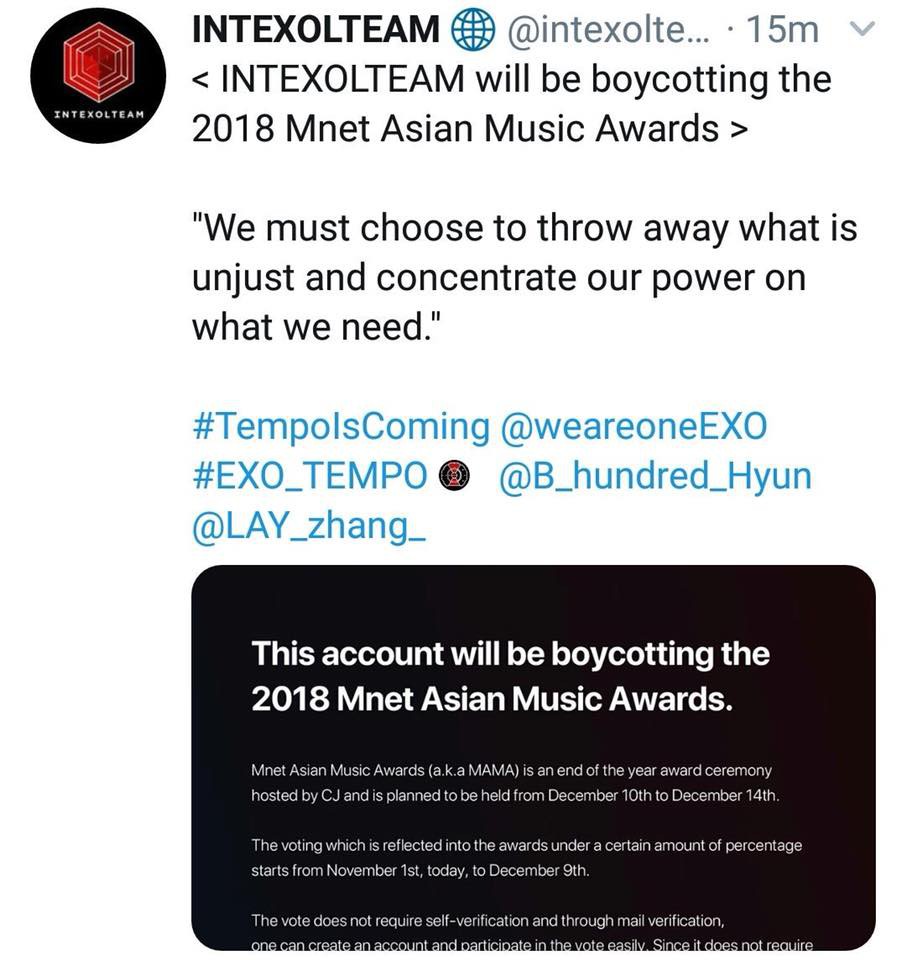 Fandom tuyên bố tẩy chay MAMA: Tạm biệt những cuộc đua bình chọn nảy lửa giữa EXO và BTS - Ảnh 4. Fandom tuyên bố tẩy chay MAMA: Tạm biệt những cuộc đua bình chọn nảy lửa giữa EXO và BTS - Ảnh 4.