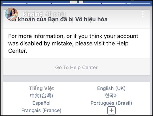 Facebook cá nhân Sơn Tùng M-TP và Linh Ngọc Đàm biến mất, nhiều người khác bị khóa tài khoản - Ảnh 4.