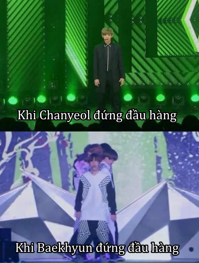 "Nặng nghiệp" như Chanyeol (EXO): Cao 1m86, đứng đầu hàng không ai nhìn thấy đội hình đằng sau hết!