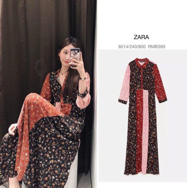 váy hoa xanh zara giá tốt Tháng 4 2023  Mua ngay  Shopee Việt Nam