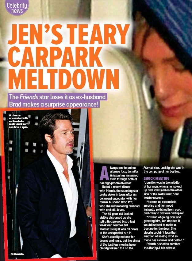 Jennifer Aniston xúc động òa khóc khi vô tình gặp chồng cũ Brad Pitt trong nhà hàng? - Ảnh 3.