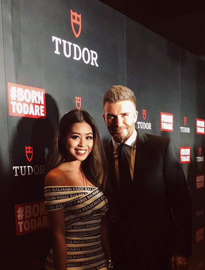 Hot girl hội Rich Kid - Thảo Tiên khoe ảnh chụp chung với David Beckham ở Singapore - Ảnh 1. Hot girl hội Rich Kid - Thảo Tiên khoe ảnh chụp chung với David Beckham ở Singapore - Ảnh 1.