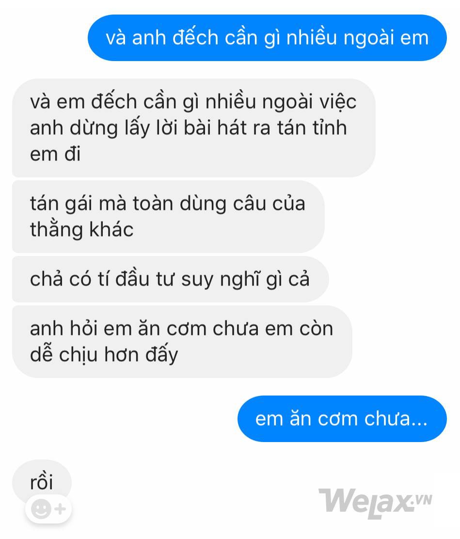 "Anh Đếch Cần Gì Nhiều Ngoài Em" - thính ca mới học ngay để tán gái- Ảnh 16. "Anh Đếch Cần Gì Nhiều Ngoài Em" - thính ca mới học ngay để tán gái- Ảnh 16.
