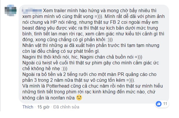 Người hâm mộ chia làm 2 phe rõ rệt sau các suất chiếu đầu tiên của Fantastic Beasts 2 - Ảnh 11.