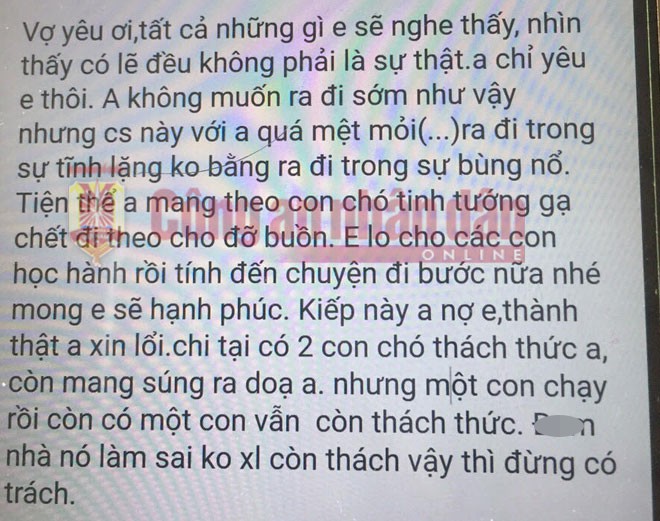 Vụ người phụ nữ bị bắn chết tại chợ: Hé lộ nguyên nhân và nội dung tin nhắn của hung thủ - Ảnh 3.