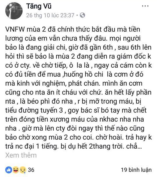 Bị người mẫu tố 7 tháng chưa trả catxe, phía VIFW phản hồi: Không quỵt, chỉ là có chút chậm trễ - Ảnh 2.