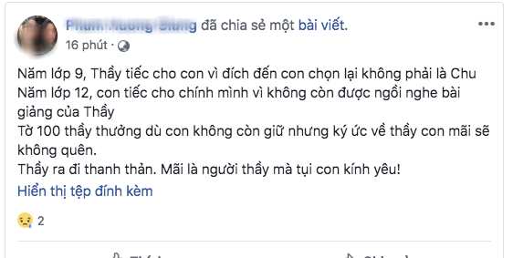 Phó hiệu trưởng trường Chu Văn An qua đời, nhiều thế hệ học sinh bày tỏ sự đau buồn trên MXH - Ảnh 4.