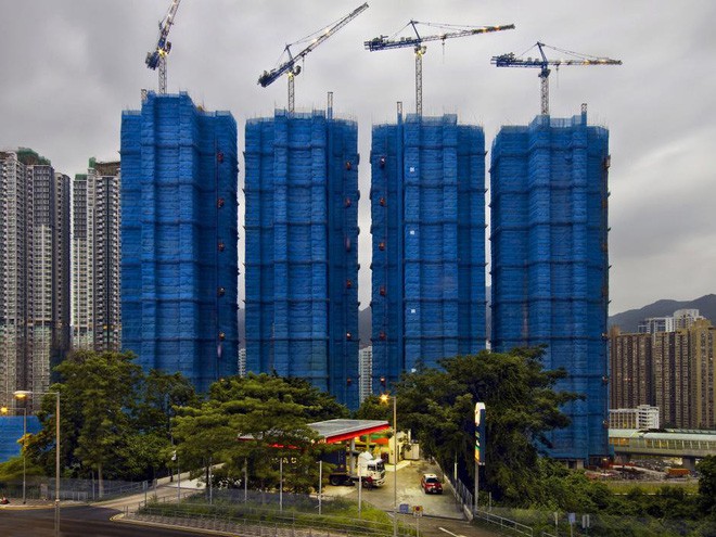 [Ảnh] Ấn tượng với cách người Hồng Kông xây dựng những tòa nhà chọc trời chỉ với giàn giáo bằng tre - Ảnh 6.