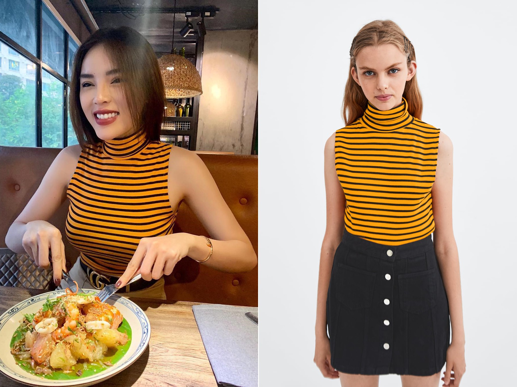 Đẳng cấp mix đồ của Kỳ Duyên: Diện áo 300k mà đẹp hơn cả người mẫu của hãng - Ảnh 5.