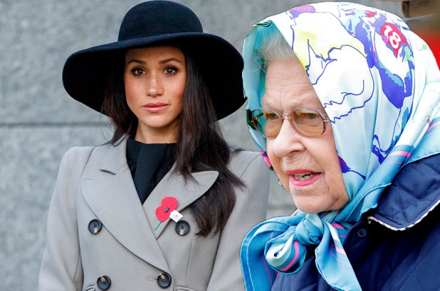 Nữ hoàng Elizabeth không ít lần phật ý vì style của Meghan Markle và còn có phản ứng khó đỡ với chiếc váy cưới của cô - Ảnh 1.