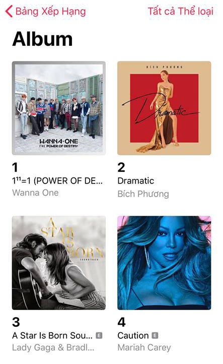 Chưa đầy 1 ngày mở bán, Dramatic của Bích Phương đã leo thẳng lên No.1 BXH Album bán chạy nhất trên iTunes - Ảnh 2.