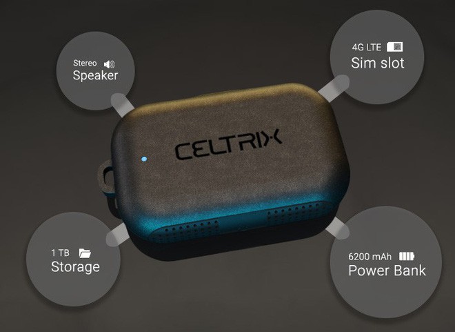 Celtrix - Phụ kiện siêu nhỏ gọn mà đa năng bất ngờ, vừa làm pin dự phòng, ổ cứng không dây, loa di động mà còn tích hợp cả khe cắm SIM! - Ảnh 1.