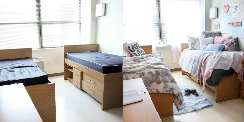 Những màn sửa chữa ký túc xá đỉnh đến mức biến phòng ổ chuột thành khách sạn sang chảnh, xịn sò 4, 5 sao - Ảnh 6. Những màn sửa chữa ký túc xá đỉnh đến mức biến phòng ổ chuột thành khách sạn sang chảnh, xịn sò 4, 5 sao - Ảnh 6.