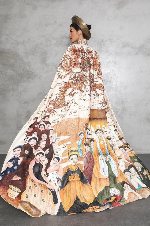 Minh Tú chọn Áo dài truyền thống là quốc phục, mang hình ảnh Con rồng cháu tiên đến Miss Supranational 2018 - Ảnh 3.