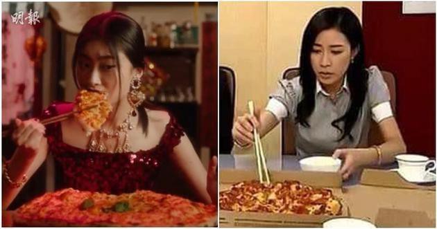 Cùng là cầm đũa gắp pizza, “Nhàn Phi Xa Thi Mạn được netizen bảo vệ giữa scandal D&G sỉ nhục người Trung Quốc - Ảnh 3.