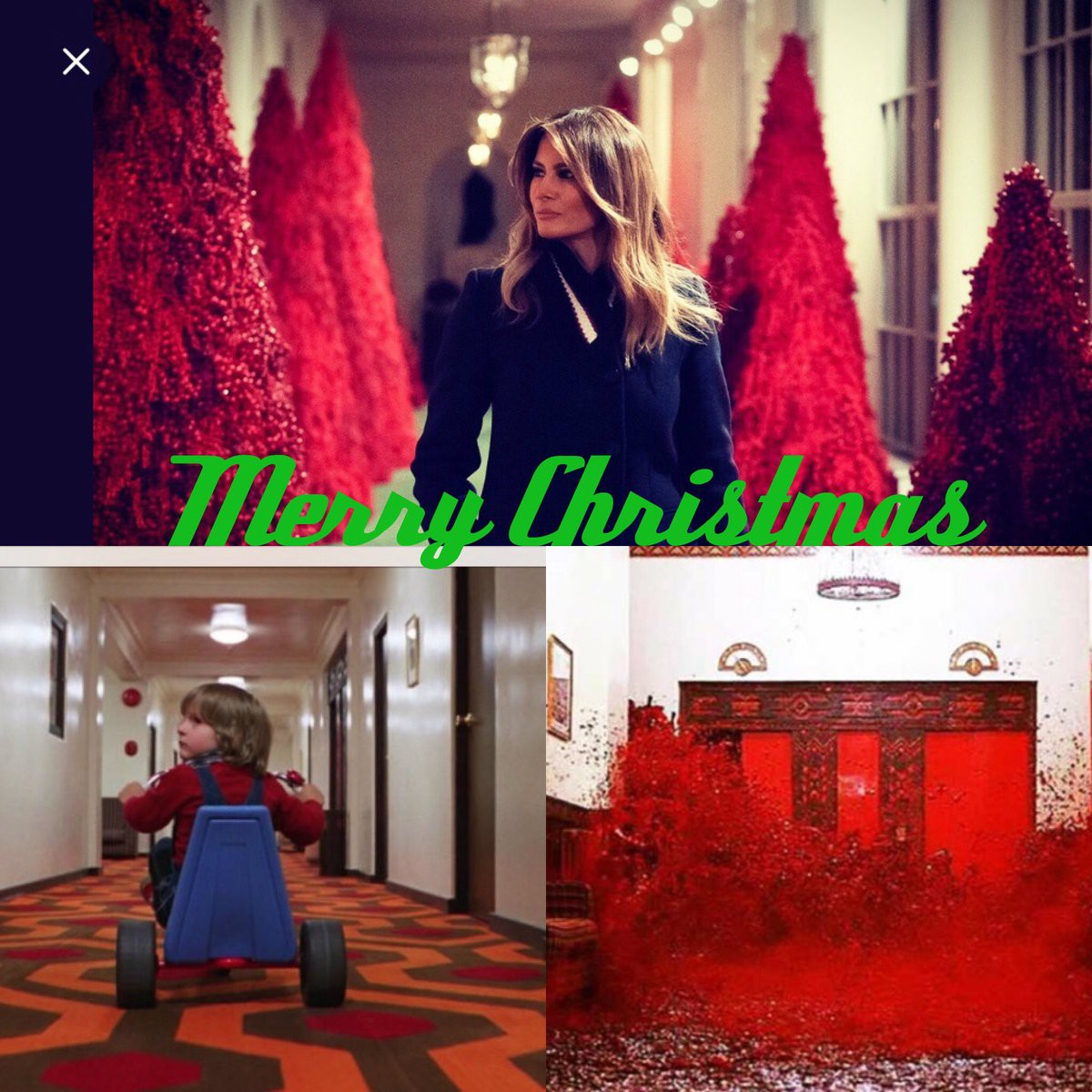 Trang trí Giáng sinh cho Nhà Trắng, bà Melania Trump gây tranh cãi khi sử dụng toàn cây thông màu đỏ - Ảnh 5.