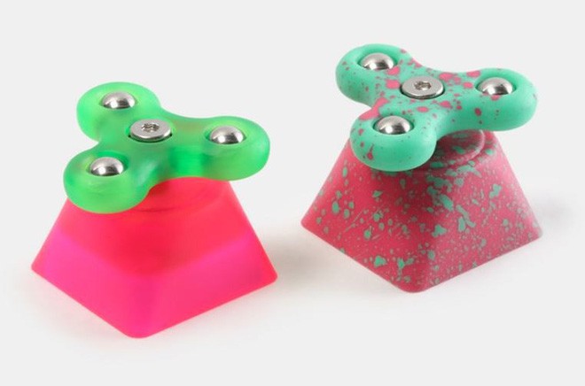 Đam mê phím cơ độc lạ, chớ bỏ qua mẫu keycap fidget spinner siêu đặc biệt này - Ảnh 2.