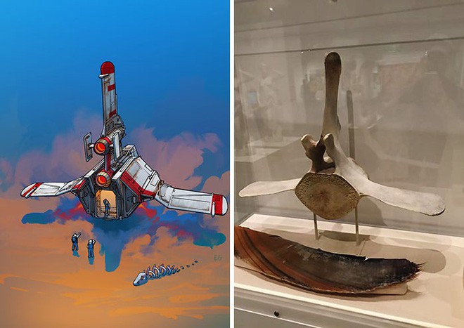 Nghệ sĩ này biến những đồ vật bình thường nhất thành tàu vũ trụ với thiết kế đậm chất viễn tưởng - Ảnh 15.