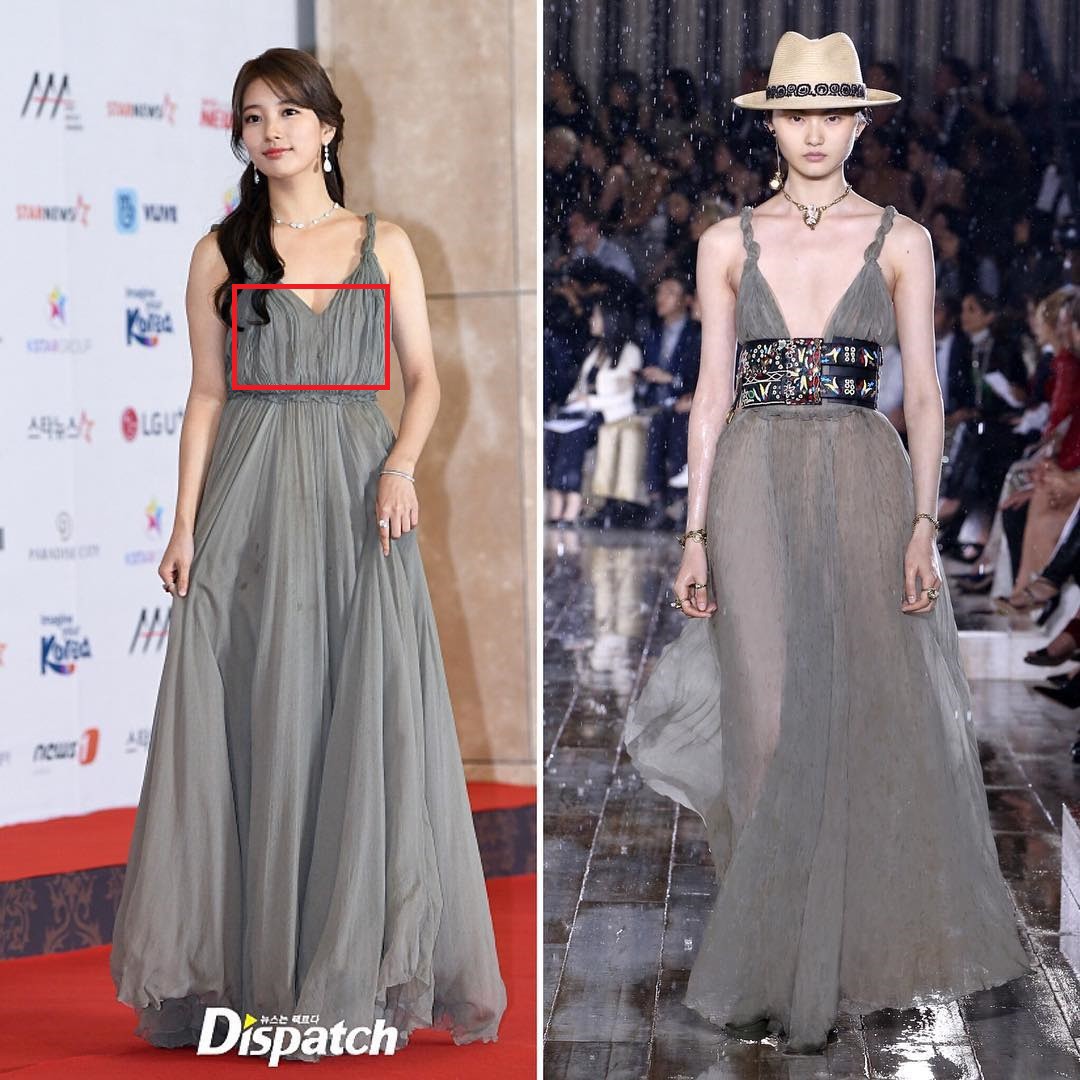 Sửa váy giống Angela Baby, Suzy lại đưa ra câu hỏi khó: Gầy hay béo mới giúp bạn đạt đến cảnh giới mặc đẹp? - Ảnh 5. Sửa váy giống Angela Baby, Suzy lại đưa ra câu hỏi khó: Gầy hay béo mới giúp bạn đạt đến cảnh giới mặc đẹp? - Ảnh 5.