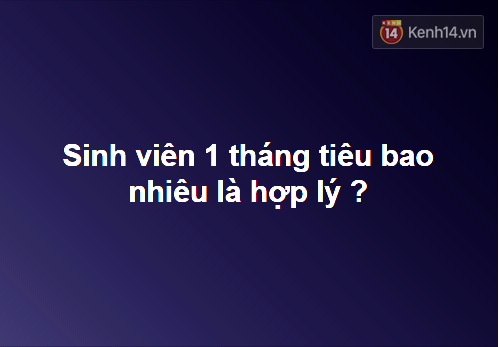 Đặt câu hỏi: Sinh viên một tháng tiêu hết bao nhiêu tiền, dân mạng đua nhau vào đưa ra câu trả lời mặn không để đâu cho hết - Ảnh 1.