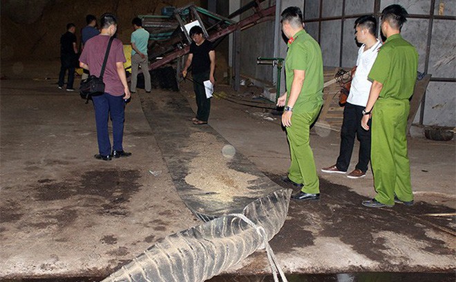 Nam công nhân chết bất thường, đầu bị móp, đứt cánh tay - Ảnh 1.