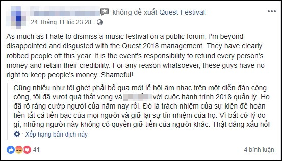 Lễ hội âm nhạc Quest Festival ở Hà Nội bị hủy vào giờ chót: Hàng nghìn khán giả vẫn đang mòn mỏi chờ được hoàn tiền - Ảnh 12.