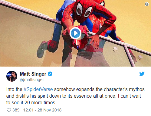 Đạt điểm tuyệt đối trên Rotten Tomatoes, Spider-Man: Into the Spider-Verse trở thành phim Người Nhện được đánh giá cao nhất trong lịch sử - Ảnh 8.