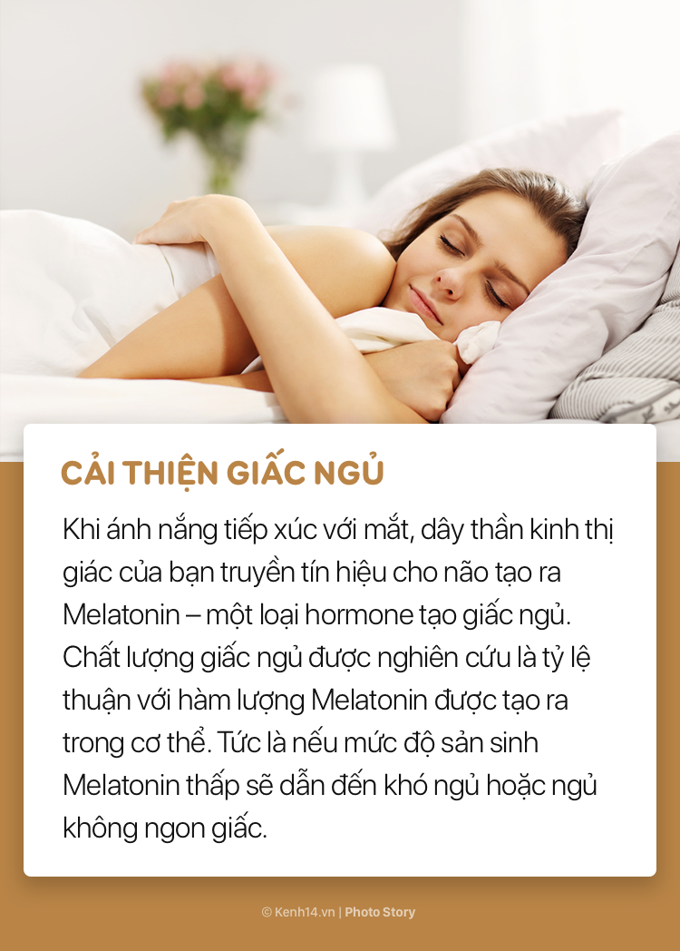 Những lợi ích tuyệt vời của ánh nắng buổi sáng với sức khoẻ - Ảnh 3. Những lợi ích tuyệt vời của ánh nắng buổi sáng với sức khoẻ - Ảnh 3.
