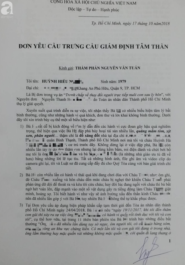 TP.HCM: Mẹ ph&oacute;ng hỏa, tự đập đầu chảy m&aacute;u khi đến thăm con? - Ảnh 3.