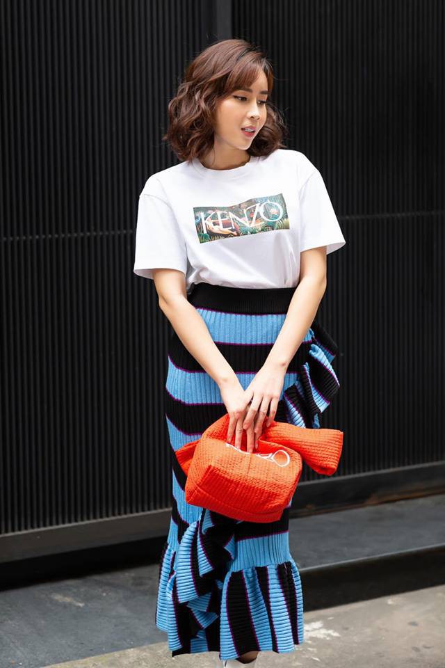 Street style sao: Diệp Lâm Anh vừa sinh xong đã diện ngay đồ khoe dáng, Hương Giang mặc kín đáo vẫn lộ dáng gầy - Ảnh 9.