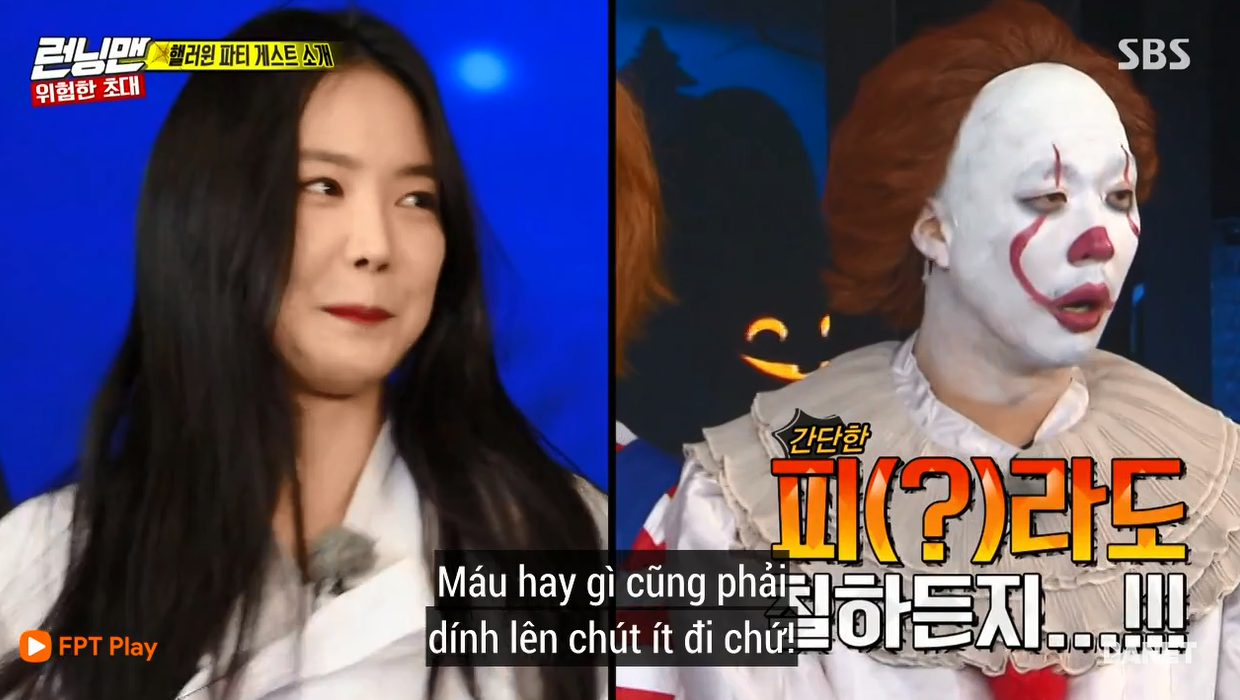 Nhọ như Running Man: Mất 2 tiếng hóa trang Halloween chỉ để quay mở màn còn bị chê lố - Ảnh 4. Nhọ như Running Man: Mất 2 tiếng hóa trang Halloween chỉ để quay mở màn còn bị chê lố - Ảnh 4.