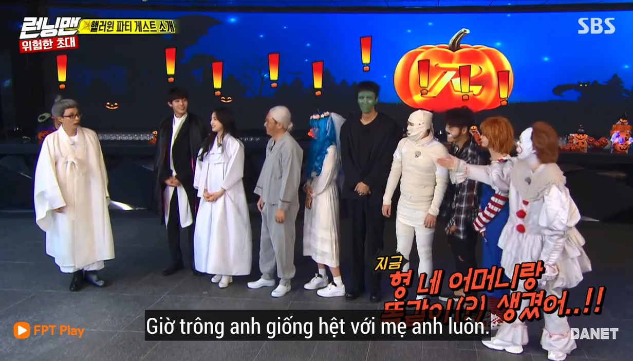 Nhọ như Running Man: Mất 2 tiếng hóa trang Halloween chỉ để quay mở màn còn bị chê lố - Ảnh 7. Nhọ như Running Man: Mất 2 tiếng hóa trang Halloween chỉ để quay mở màn còn bị chê lố - Ảnh 7.