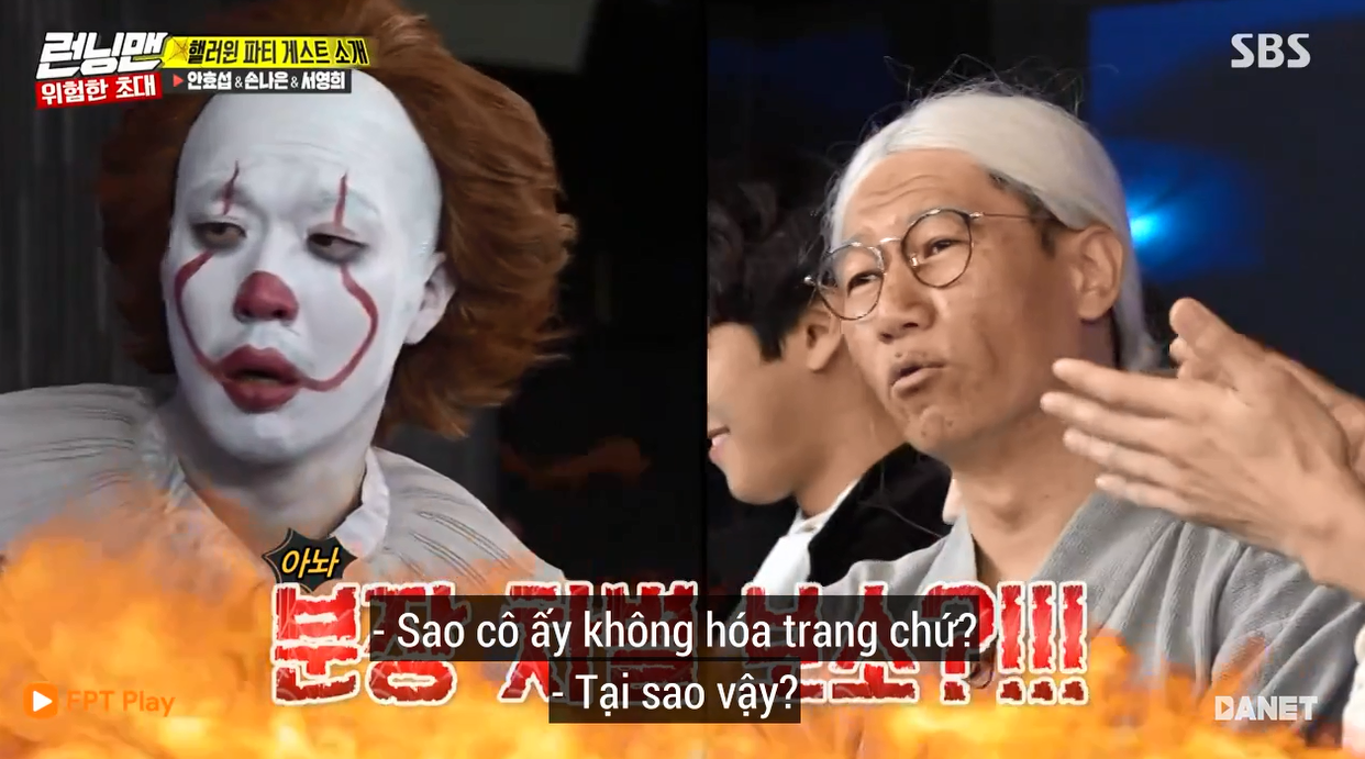Nhọ như Running Man: Mất 2 tiếng hóa trang Halloween chỉ để quay mở màn còn bị chê lố - Ảnh 5. Nhọ như Running Man: Mất 2 tiếng hóa trang Halloween chỉ để quay mở màn còn bị chê lố - Ảnh 5.