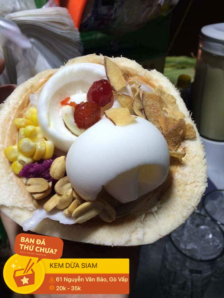 Kem tr&aacute;i dừa bỗng trở n&ecirc;n h&oacute;t h&ograve;n họt trong giới s&agrave;nh ăn, bạn đ&atilde; biết địa chỉ m&oacute;n n&agrave;y ở S&agrave;i G&ograve;n chưa? - Ảnh 9.