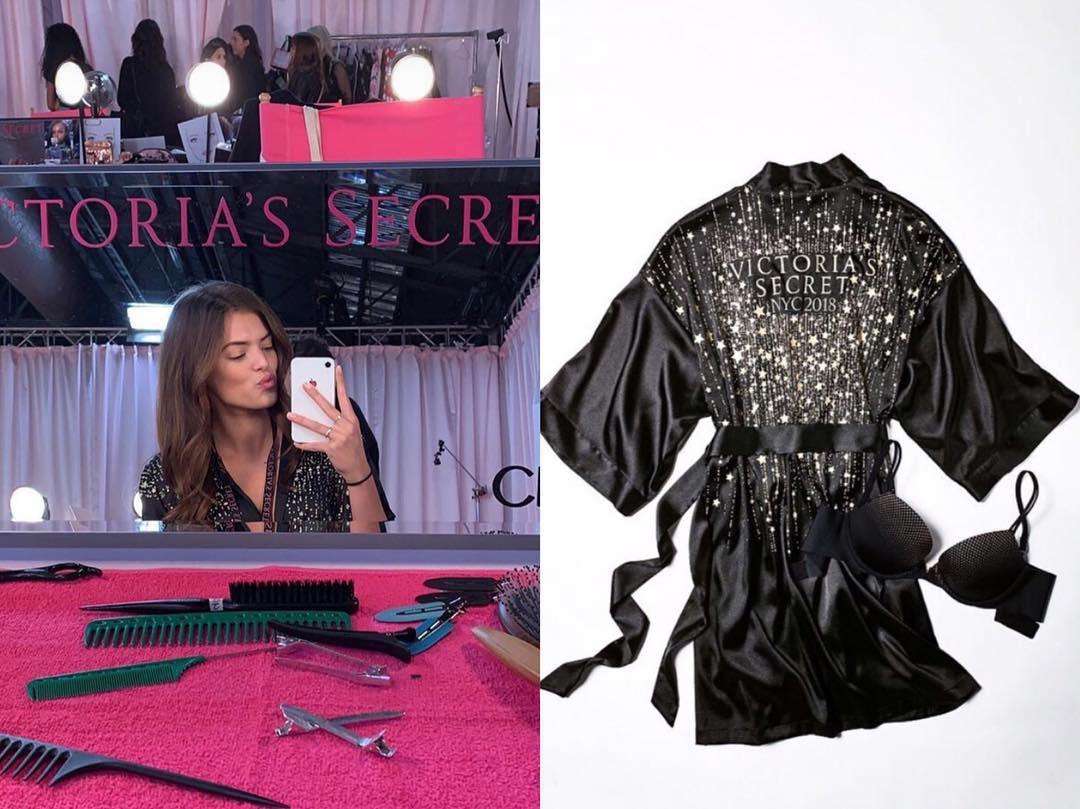 Hậu trường Victoria’s Secret Show 2018: Không diện áo choàng hồng như mọi năm, dàn mẫu diện áo đen siêu quyến rũ - Ảnh 1. Hậu trường Victoria’s Secret Show 2018: Không diện áo choàng hồng như mọi năm, dàn mẫu diện áo đen siêu quyến rũ - Ảnh 1.