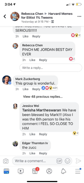 Ngạc nhiên chưa, Mark Zuckerberg vừa vào một nhóm chơi meme trên Facebook, lại còn comment dạo rất hăng nữa chứ - Ảnh 2.