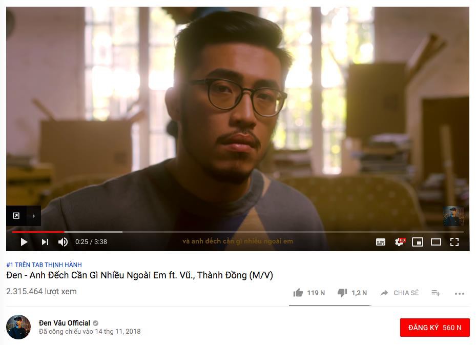 Loạt MV Vpop đình đám nhất năm 2018 mất bao lâu để leo lên vị trí No.1 Trending Youtube? - Ảnh 10. Loạt MV Vpop đình đám nhất năm 2018 mất bao lâu để leo lên vị trí No.1 Trending Youtube? - Ảnh 10.