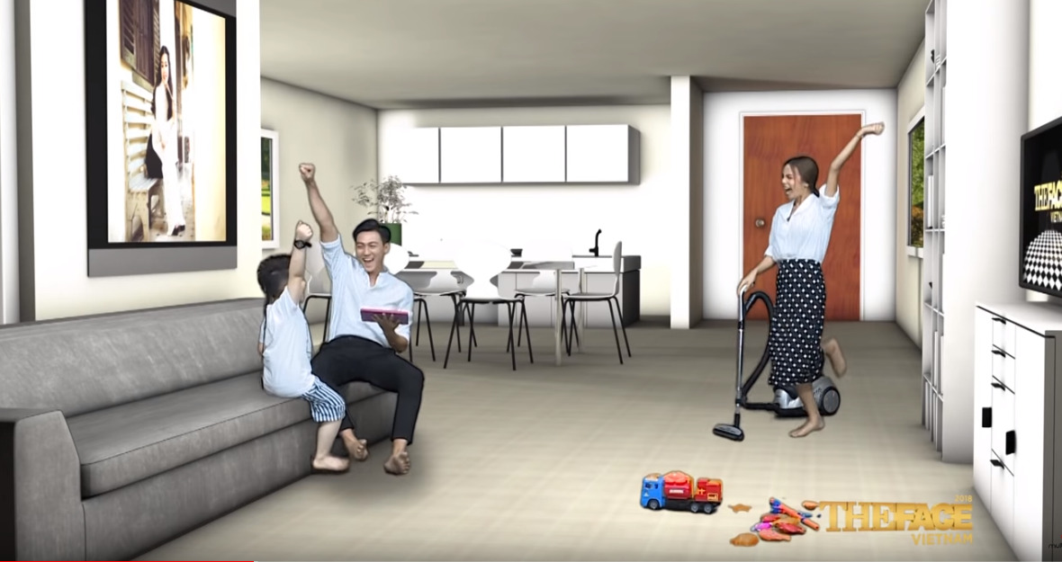 The Face năm 2018 nhưng thử thách quay TVC dứt khoát là dùng phông nền kỹ xảo như hồi thập niên 90 mới chịu - Ảnh 8. The Face năm 2018 nhưng thử thách quay TVC dứt khoát là dùng phông nền kỹ xảo như hồi thập niên 90 mới chịu - Ảnh 8.