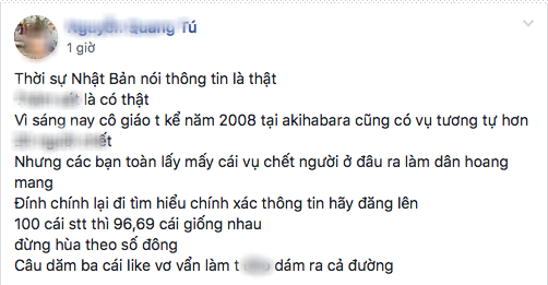 Du há»c sinh Viá»t táº¡i Nháº­t Báº£n hoang mang tá»t Äá» trÆ°á»c tin má»t káº» tuyÃªn bá» giáº¿t 10 ngÆ°á»i á» ga Tokyo - áº¢nh 6.