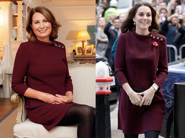 “Con nào mẹ nấy”: Đến mẹ đẻ của Công nương Kate Middleton cũng mê mẩn style và diện y như con gái - Ảnh 4.