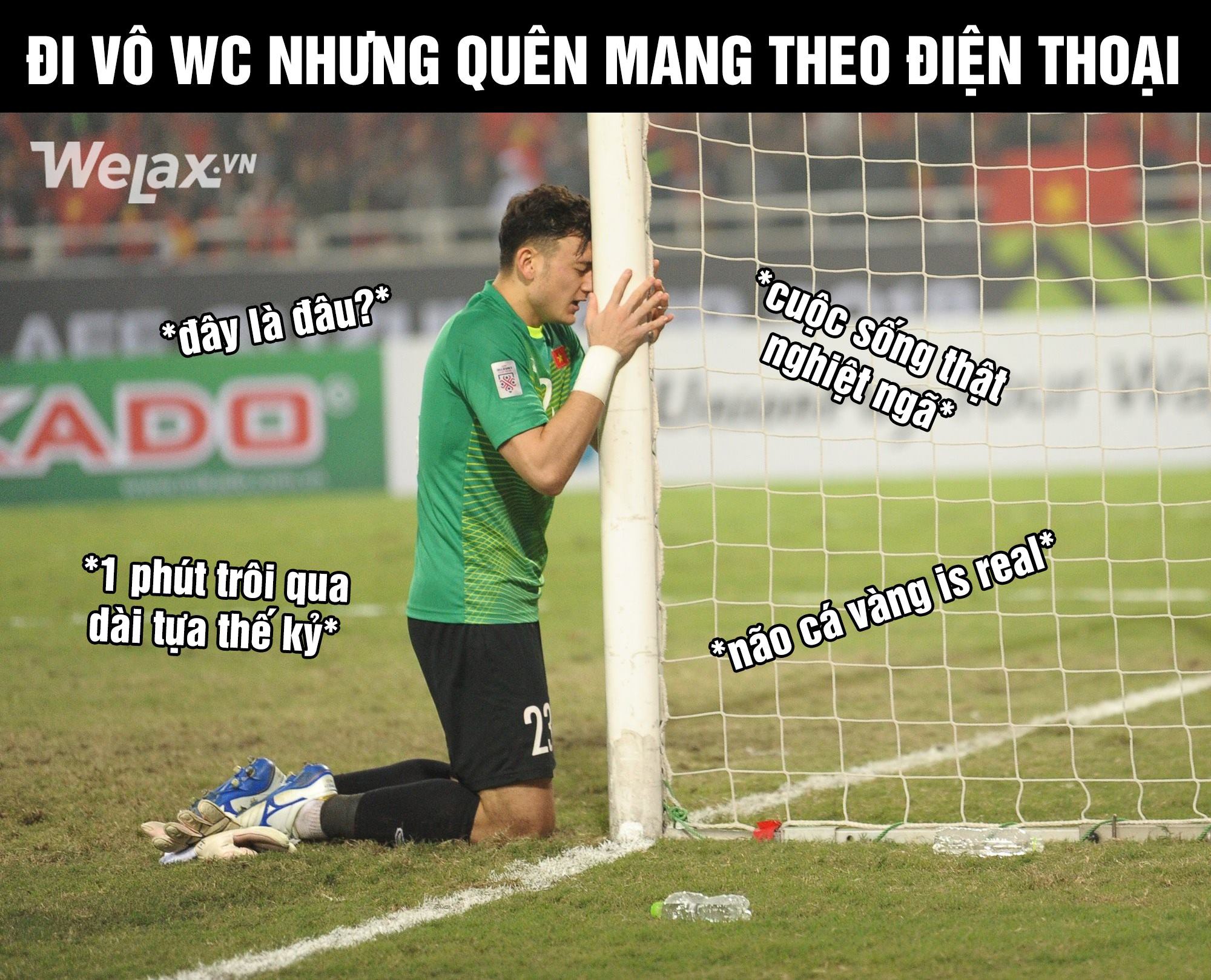 Biểu cảm đáng yêu của thủ môn Lâm Tây được cư dân mạng thi nhau làm ảnh chế - Ảnh 11. Biểu cảm đáng yêu của thủ môn Lâm Tây được cư dân mạng thi nhau làm ảnh chế - Ảnh 11.