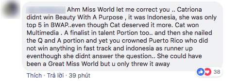 Chúc mừng Tân Hoa hậu Hoàn vũ, Miss World bị ném đá vì từng loại cô và fanpage còn cẩu thả ghi sai thông tin - Ảnh 2.