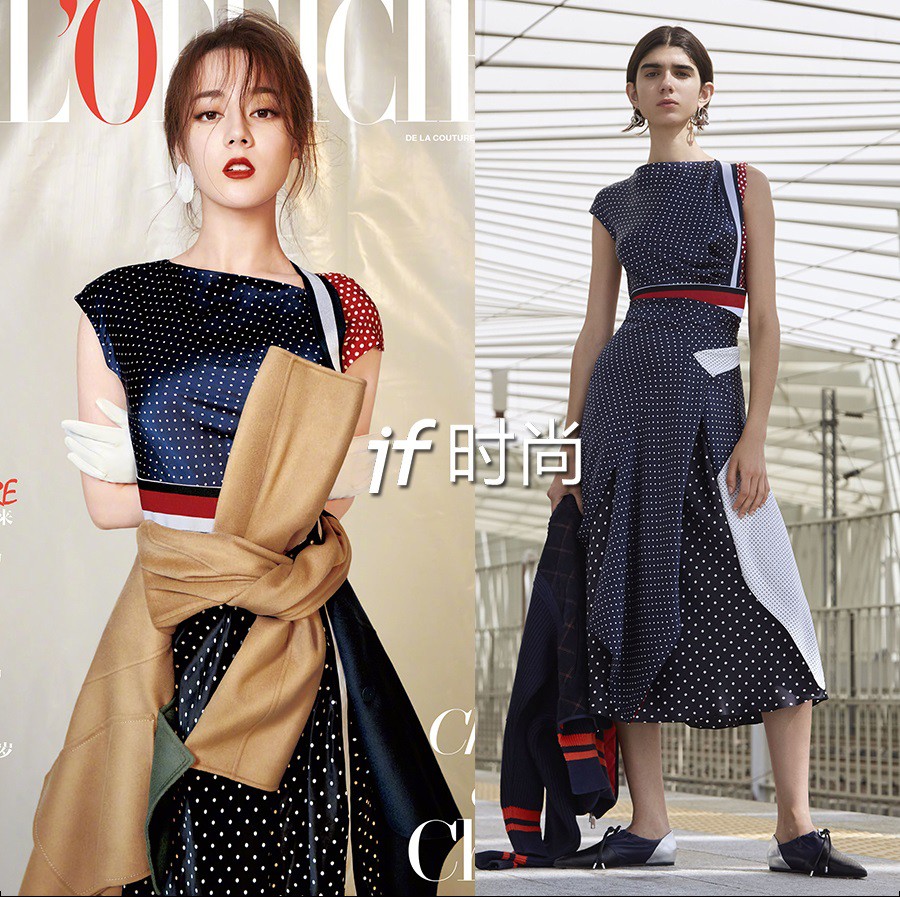 Ngược đời Địch Lệ Nhiệt Ba: Để tóc bù xù lên báo thì “đơ” khó tin, loạt ảnh hậu trường lại đẹp như nữ thần - Ảnh 3. Ngược đời Địch Lệ Nhiệt Ba: Để tóc bù xù lên báo thì “đơ” khó tin, loạt ảnh hậu trường lại đẹp như nữ thần - Ảnh 3.